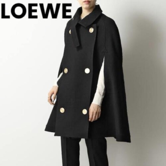 Loewe Jackets & Blazers - Black Loewe wool military cape
